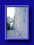 Thumbnail Walking down the Via Dolorosa this street under the Ecce Homo Arch towards St. Stephens Gate